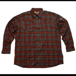 Pelle Pelle Long Sleeve Flannel Button Up Shirt / Color: Espresso / #51SD6